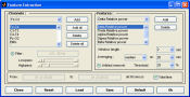Screenshot of PRANA Feature Extraction Analysis plug-in