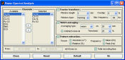 Screenshot of PRANA Spectral Power Analysis plug-in